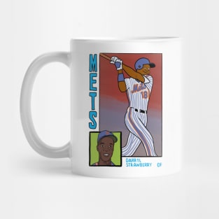 Darryl Strawberry - Homer at the Bat Simpsons Baseball Card Tee Mug